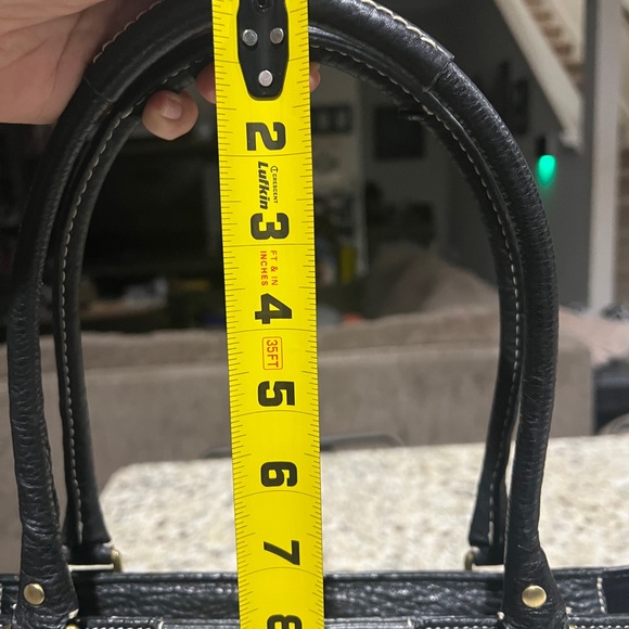 Coach Hampton Black Shoulder Bag/satchel with Braided creed patch M0693-10531 - Picture 17 of 17